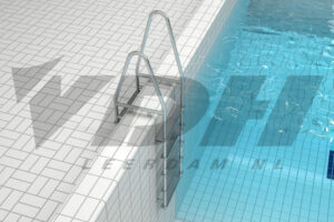 VDH movable pool ladder heightened edge