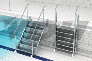 VDH extendable lazy pool steps