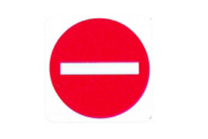 Symbol sign no entrance