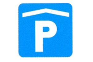 Symbol sign car park