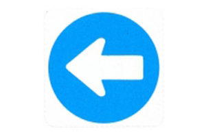 Symbol sign direction